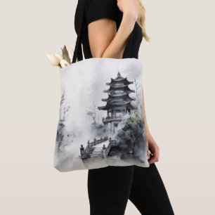 Gebäude Traditionelle asiatische Malerei