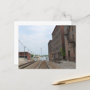 Gebäude und Überschwemmungen in Burlington, Iowa Postkarte