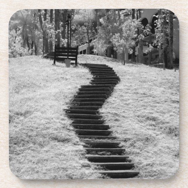 Gebäude und Wege in Las Infra Untersetzer (Vorderseite)