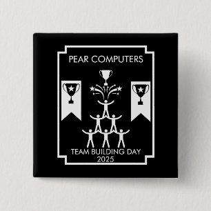 Gebäude-Veranstaltung des Unternehmensteams Button