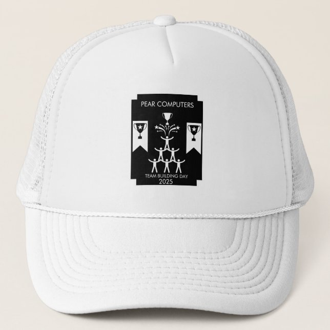 Gebäude-Veranstaltung des Unternehmensteams Truckerkappe (Vorderseite)