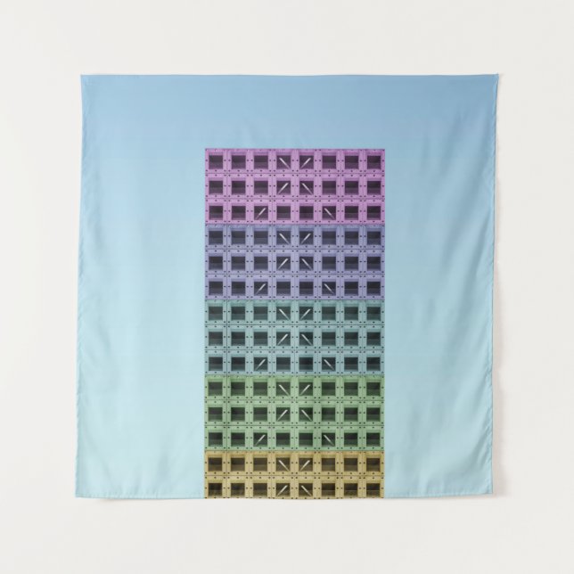 Gebäude Wandteppich (Vorderseite)