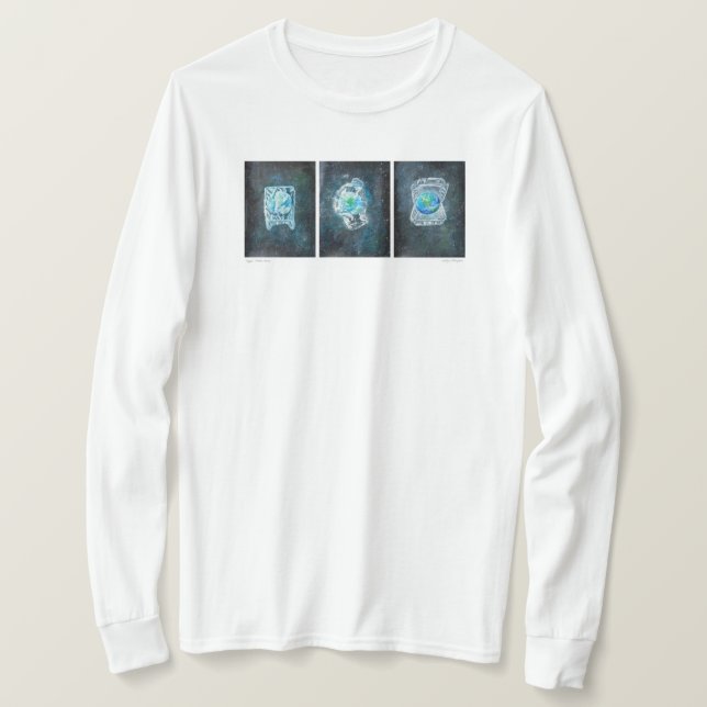 Gebauscht, abgefüllt, geboxt T-Shirt (Design vorne)