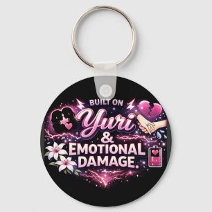 Gebaut auf Yuri & Emotional Damage Yuri Anime Fa Schlüsselanhänger