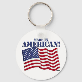 GEBAUT IN AMERIKA! SCHLÜSSELANHÄNGER