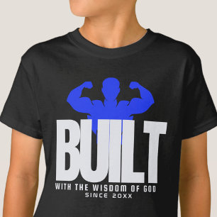 Gebaut - Spiritueller Jesus Dankbarkeit Schwarz Gr T-Shirt