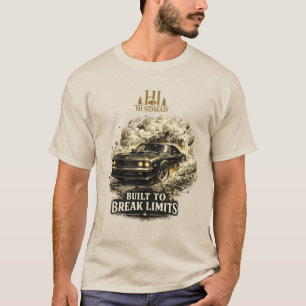 Gebaut um Grenzen zu sprengen - Vintage-Muscle-Car T-Shirt