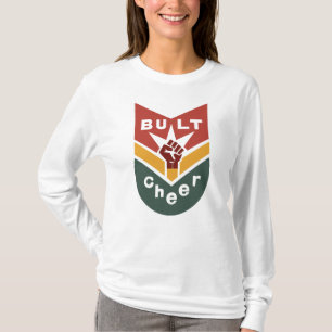 GEBAUT UM ZU JUBELN Erhobenes-Faust-Abzeichen T-Shirt