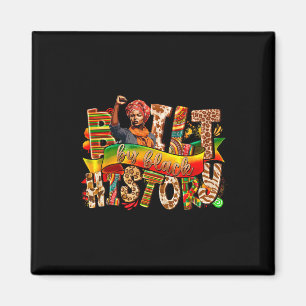 Gebaut von Black History Month Starker afrikanisch Magnet
