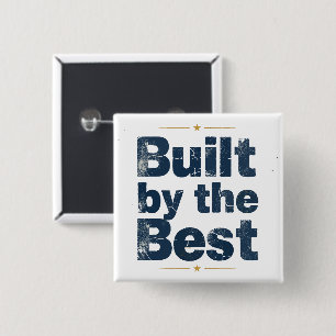 Gebaut von der besten Typografie Button