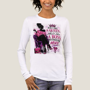 Gebaut wie eine Königin Bewegt sich wie ein Boss T Tri-Blend Shirt