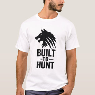Gebaut zum Jagen – Alpha-Wolf-Gym-Motivation T-Shirt