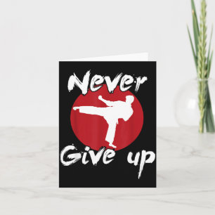 Gebe Karate nie auf Karte