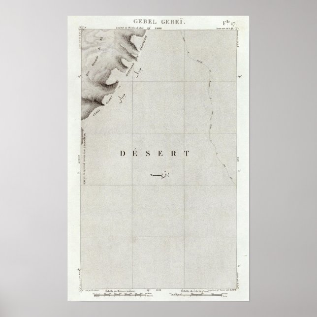 Gebel Gebei, Ägypten Poster (Vorne)