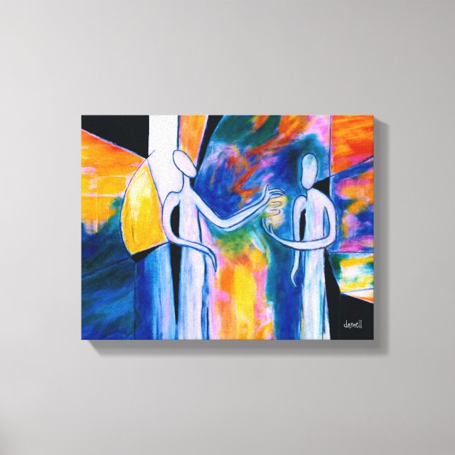 Geben 2 leinwanddruck (Vorderseite)