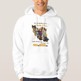 GEBEN SIE ALLE DREI FREI! HOODIE