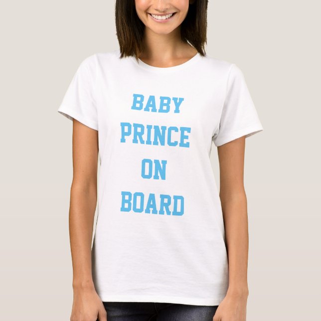 Geben Sie an Bord eine Babyprinzessin für Shirt an (Vorderseite)