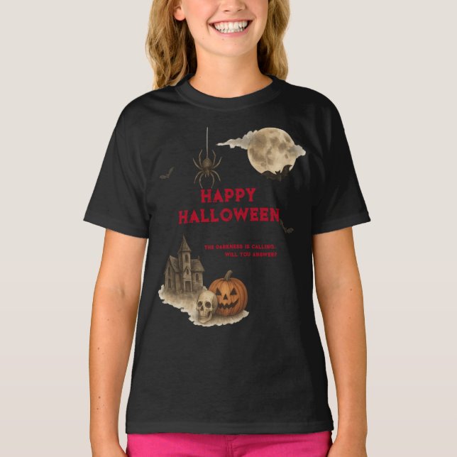Geben Sie an, wenn Sie es wagen - Spooky Spuk Hous T-Shirt (Vorderseite)