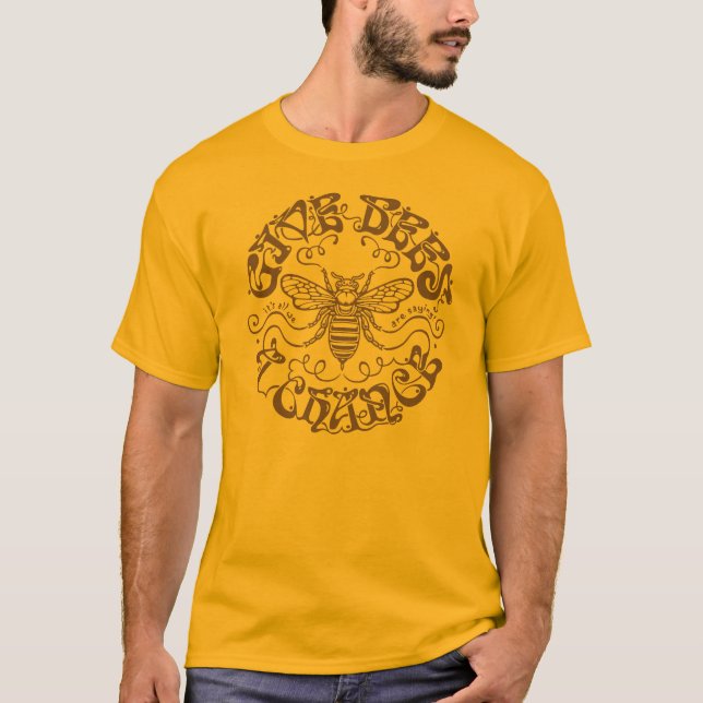 Geben Sie Bienen eine Möglichkeit T-Shirt (Vorderseite)