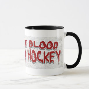 Geben Sie Blood Play Hockey Black Tasse