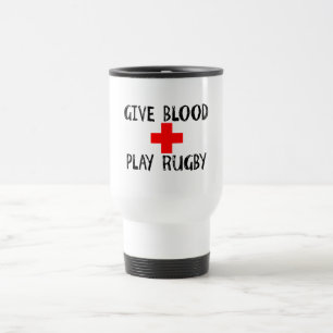 Geben Sie Blut, Spiel-Rugby Reisebecher