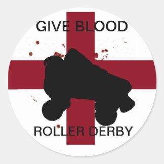Geben Sie Blutwalze Derby STICKER