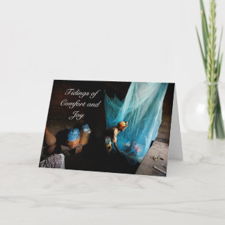 Geben Sie das Geschenk des Lebens - Geben Sie ein  Feiertagskarte