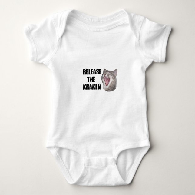Geben Sie das Kraken frei! Baby Strampler (Vorderseite)