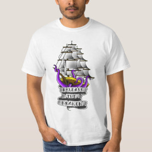 Geben Sie das kraken frei T-Shirt