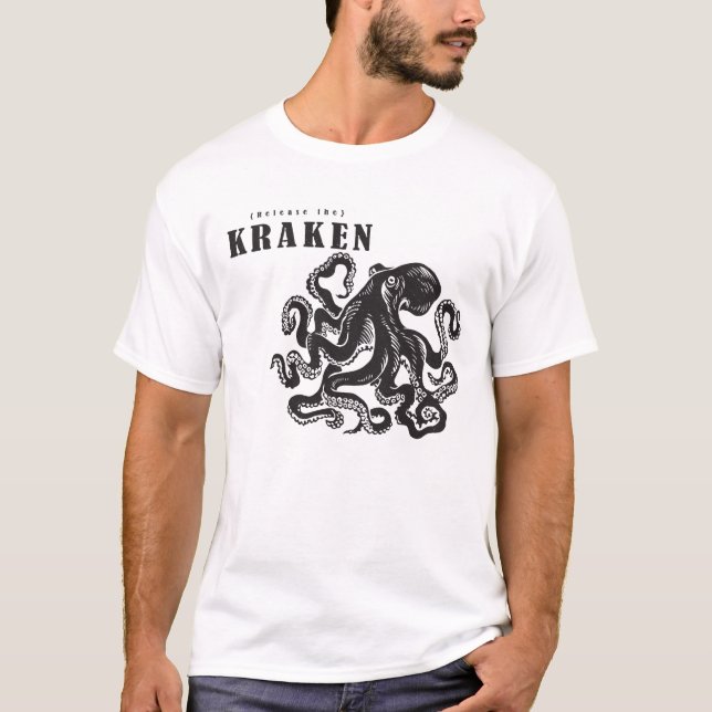 Geben Sie das Kraken frei T-Shirt (Vorderseite)