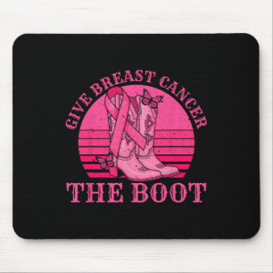 Geben Sie dem Brustkrebs das Bewusstsein für den w Mousepad