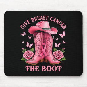 Geben Sie dem Brustkrebs das Bewusstsein für den w Mousepad