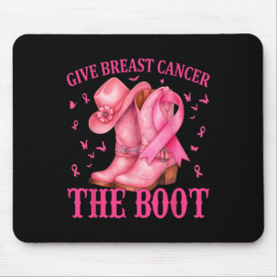 Geben Sie dem Brustkrebs das Bewusstsein für den w Mousepad