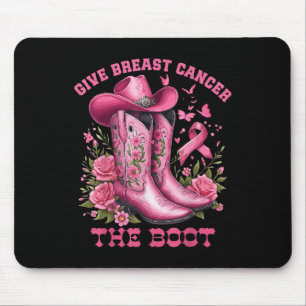 Geben Sie dem Brustkrebs das Bewusstsein für den w Mousepad
