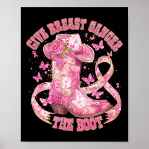 Geben Sie dem Brustkrebs das Bewusstsein für den w Poster