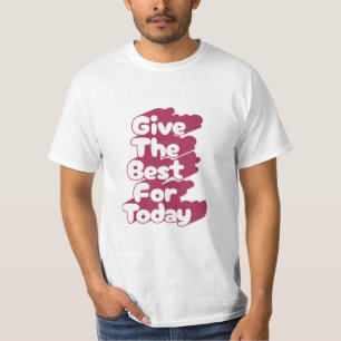 Geben Sie dem heutigen Typografy-T - Shirt das Bes