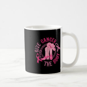 Geben Sie dem Krebs das Boot Pink Breast Cancer Co Kaffeetasse