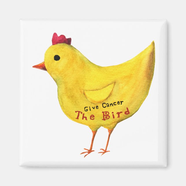 Geben Sie dem Krebs das Vogelmagazin Magnet (Vorne)