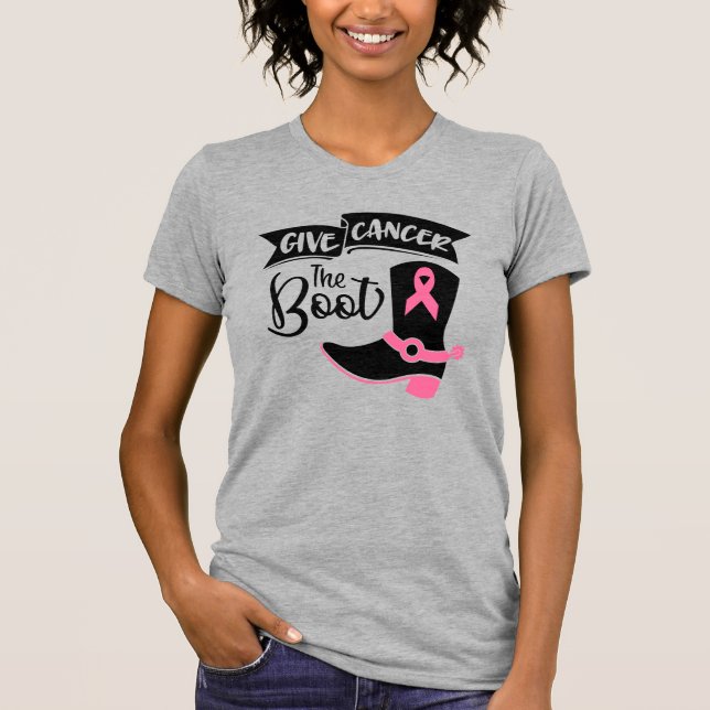 Geben Sie dem Krebs den T - Shirt "Boot Womens" (Vorderseite)
