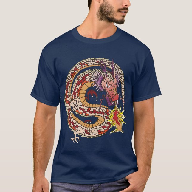 Geben Sie den Drachen ein T-Shirt (Vorderseite)