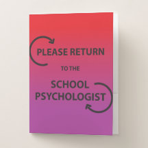 Geben Sie den Pocket Folder bitte zurück - Rot