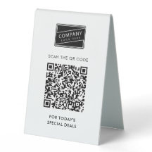 Geben Sie den QR-Code des Unternehmens und die Inf