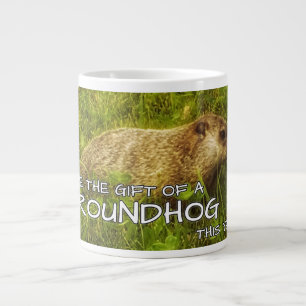Geben Sie die Geschenke einer Groundhog in diesem  Jumbo-Tasse