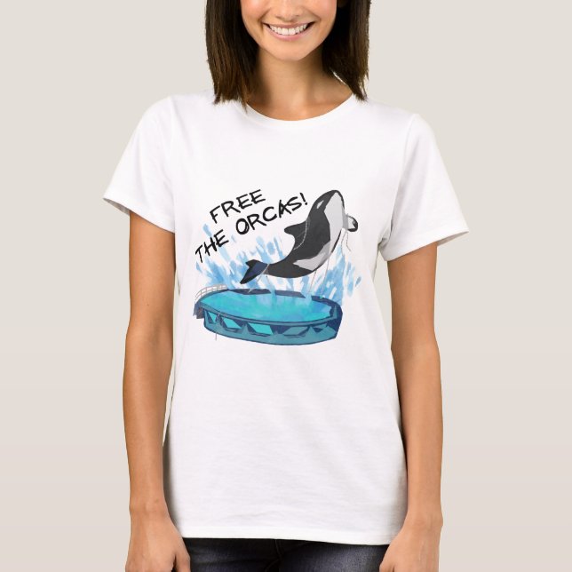 GEBEN SIE DIE SCHWERTWALE FREI! T-Shirt (Vorderseite)