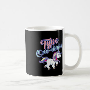 Geben Sie ein derful Cool Unicorn Diabetic Fun Gif Kaffeetasse