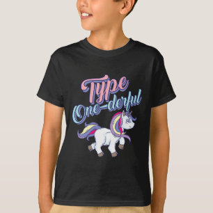 Geben Sie ein derful Cool Unicorn Diabetic Fun Gif T-Shirt