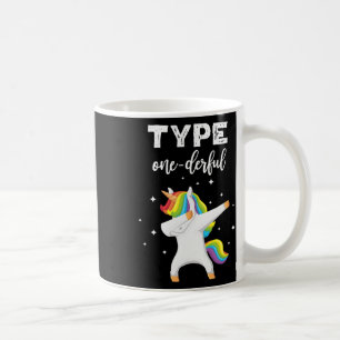 Geben Sie ein leichtes Dabbing Unicorn Diabetes Be Kaffeetasse