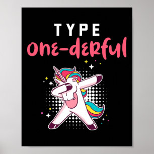 Geben Sie eine oneful Diabetes Awareness Diabetic  Poster