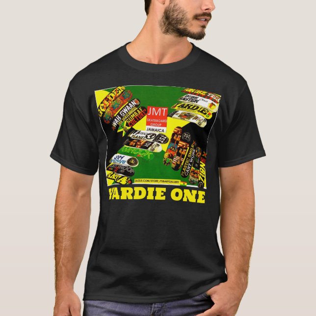 GEBEN SIE EINEN. Basic Dunkles T-Shirt (Vorderseite)