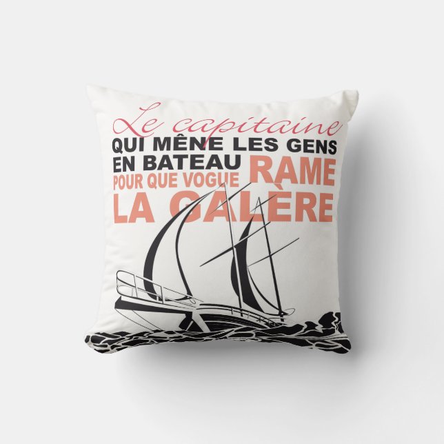 Geben Sie einen Sinn Ihr Kissen (Vorderseite)